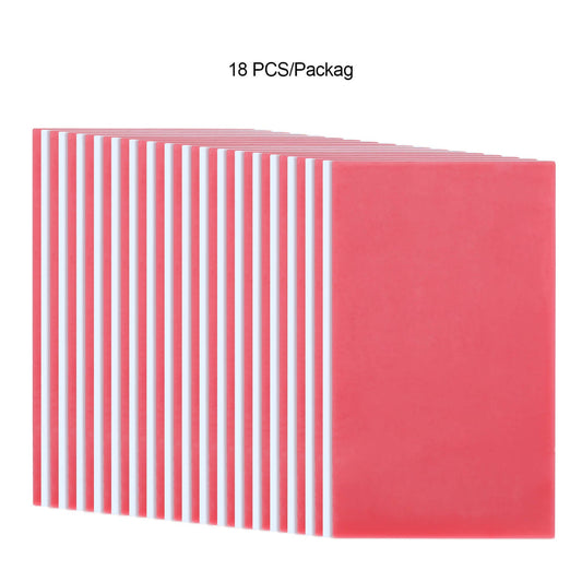 Dental Lab Base Plate Wax Denture Utility Bite Molding Casting General Use 18Pcs/Box - azdentall.com