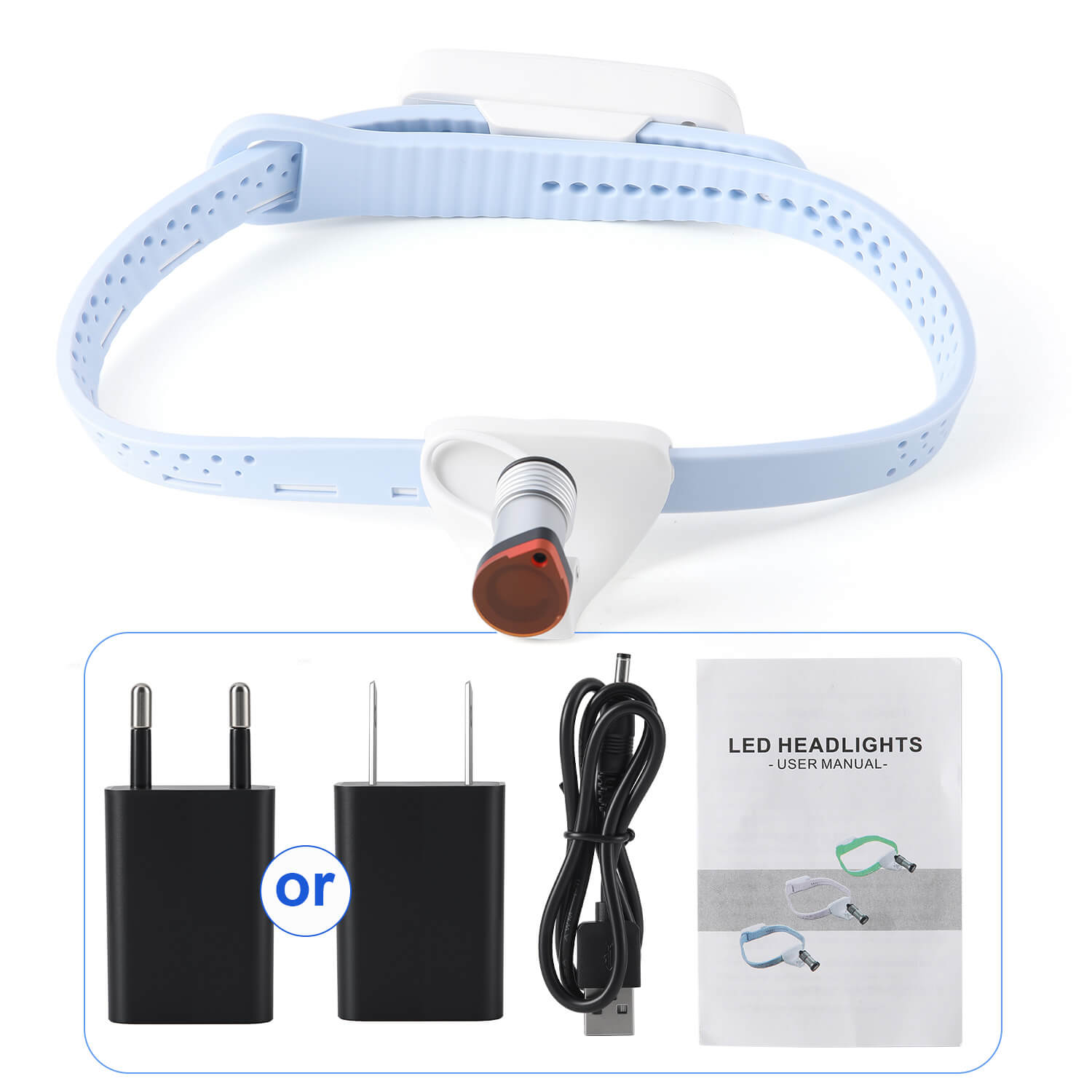 Dental Lab Cordless Portable Medical Headlamp 5W LED - azdentall.com