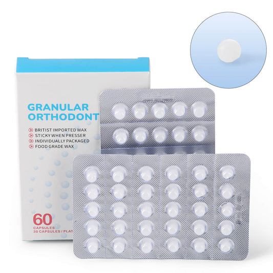 Dental Granular Orthodontic Protective Wax Unscent for Braces 60pcs/Box - azdentall.com