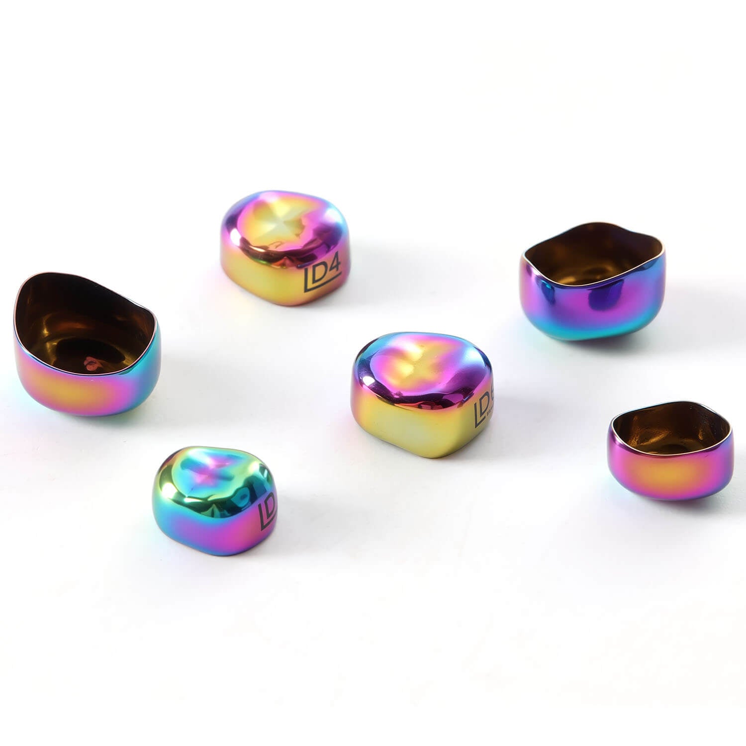 Dental Colored Primary Molar Kids Crown Teeth Stainless Steel Preformed Temporary Crowns Kit 48pcs/Box - azdentall.com