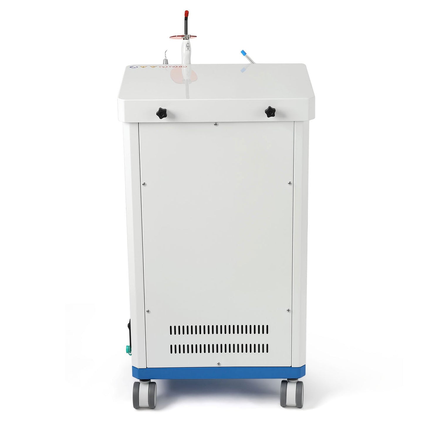 Portable Dental Unit Delivery Cart 4 Holes with Woodpecker Ultrasonic Scaler & Curing Light - azdentall.com