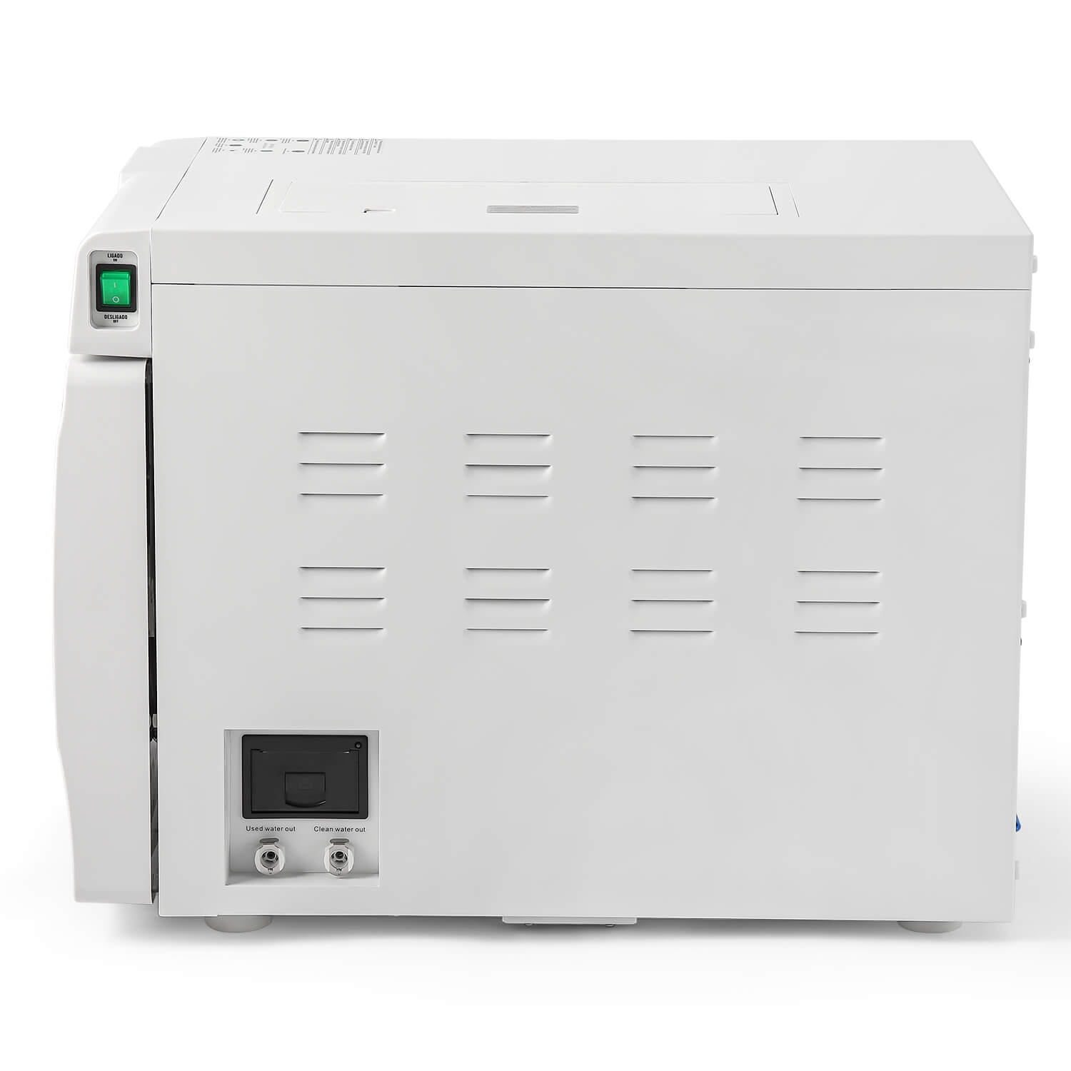 Dental 22L Autoclave Steam Sterilizer LCD Built-in Printer Table Top Class B Dry Function - azdentall.com