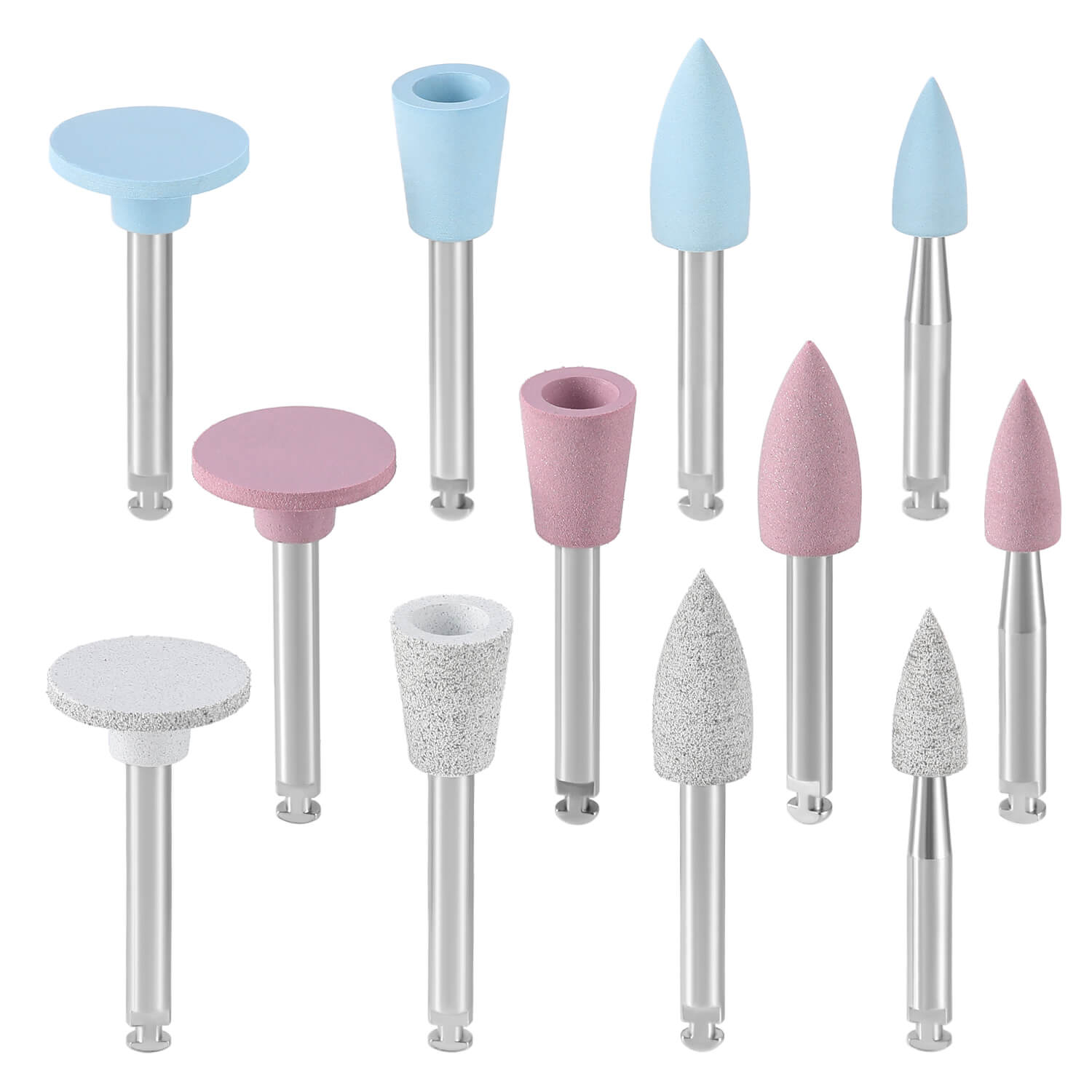 Dental Silicone Composite Polishing Resin RA Polisher Kit for Contra Angle Handpiece 12pcs/Box - azdentall.com