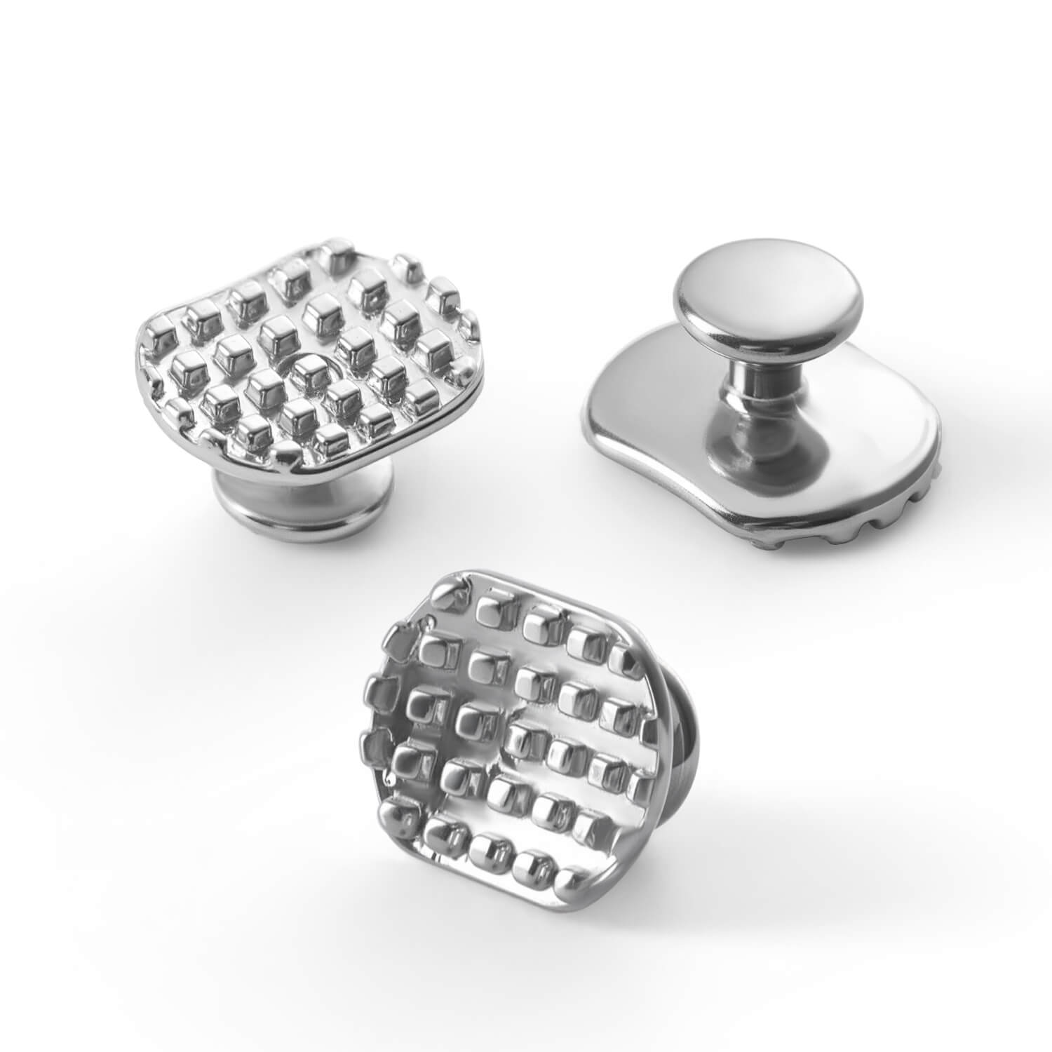 Dental Orthodontic Metal Lingual Button Monoblock Bondable Rectangular 10pcs/Bag - azdentall.com