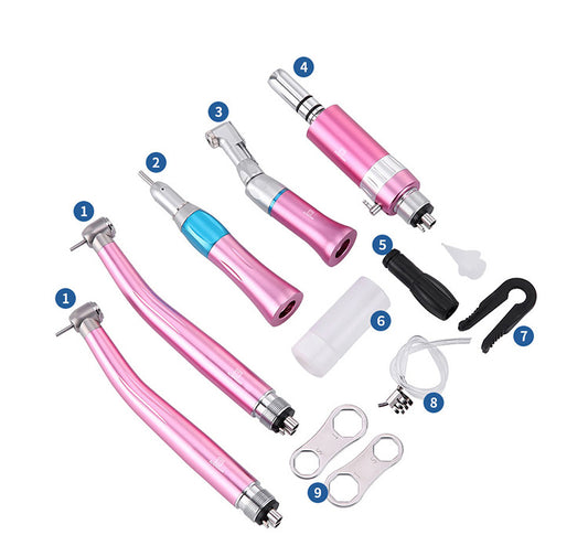 Dental Color High and Low Speed Handpiece Kit 2/4 Holes