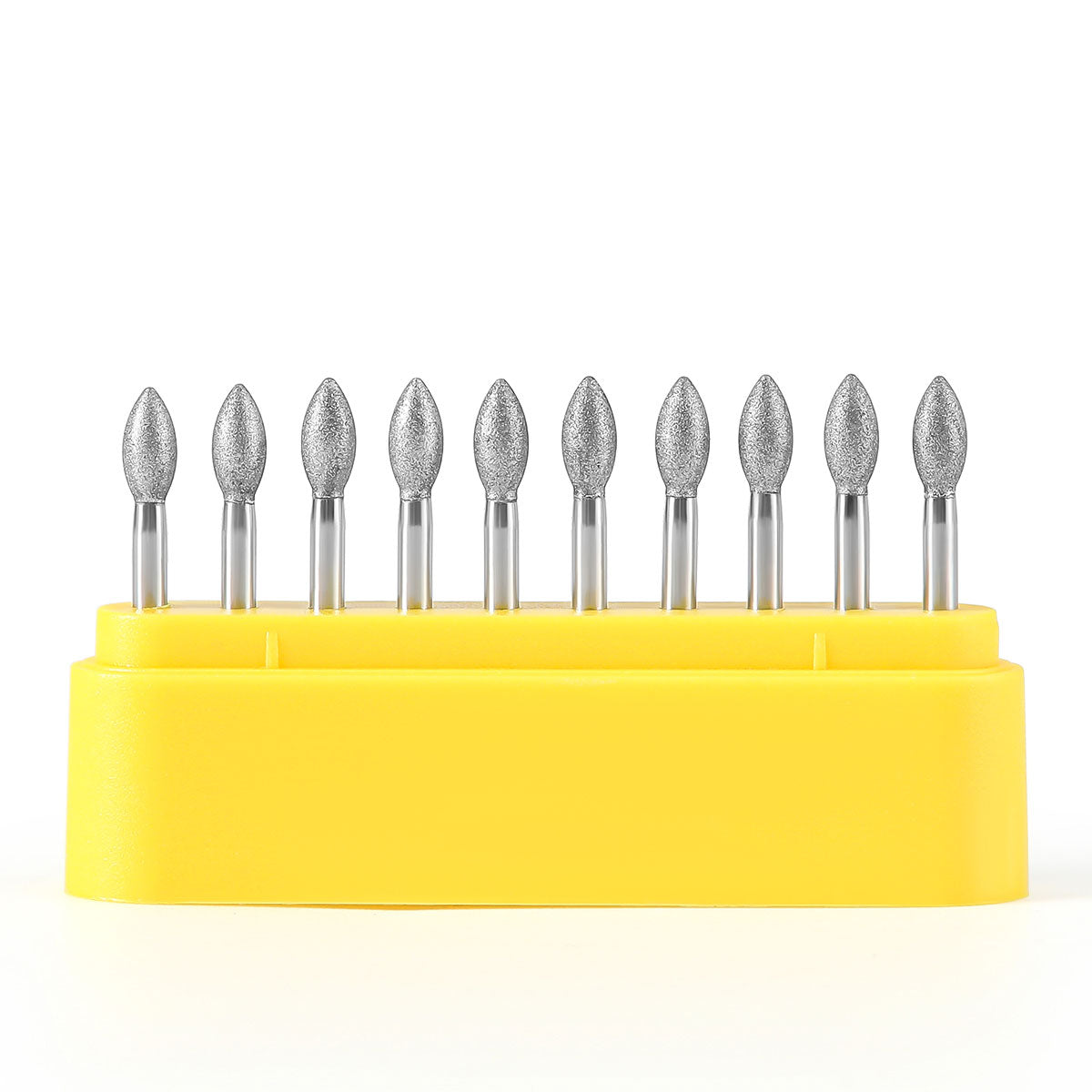 AZDENT Dental Diamond Burs FG Cutting Zirconia Ceramic Round for High Speed Handpiece 10pcs/Box - azdentall.com