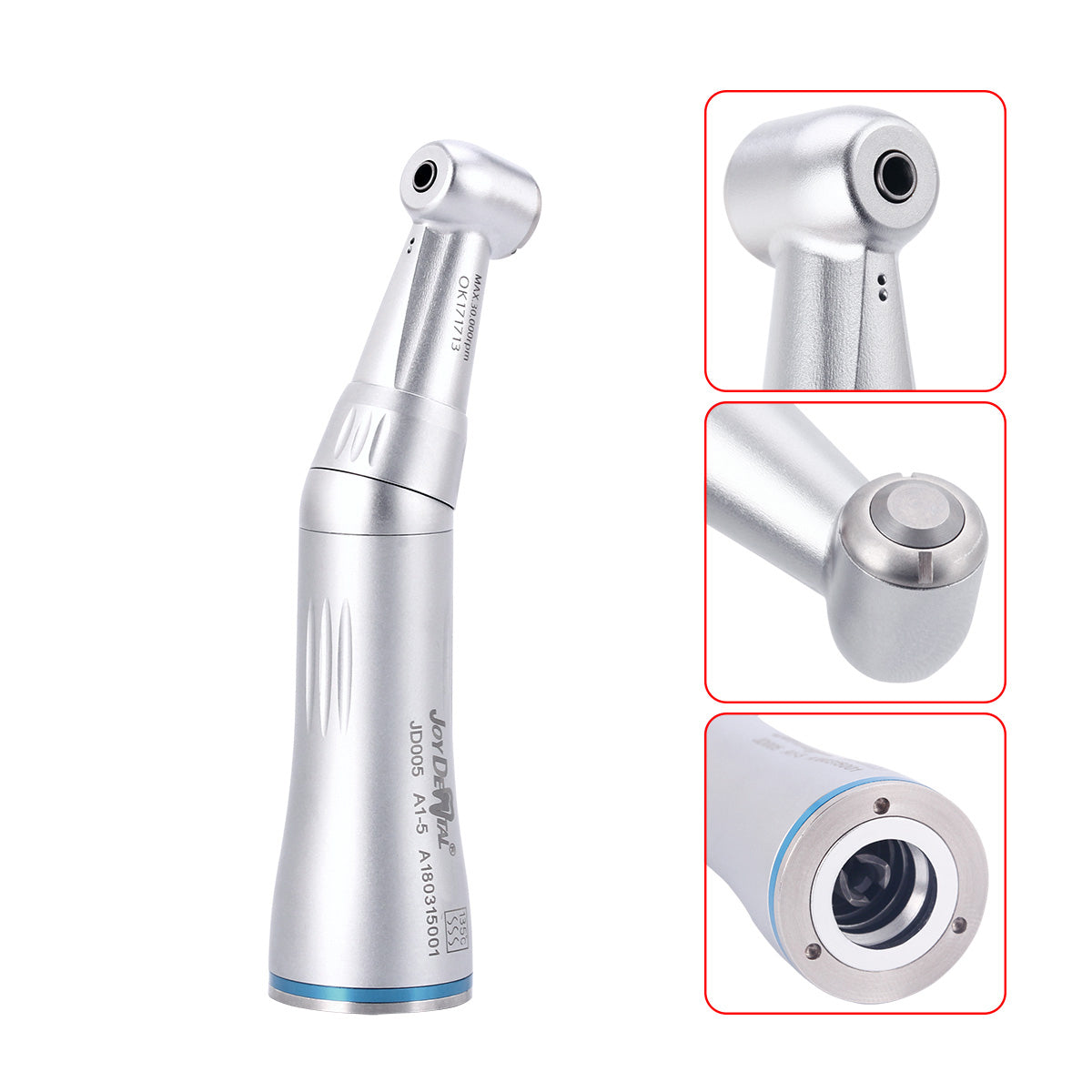 Dental 1:1 Push Button Internal Water Contra Angle Low Speed Handpiece
