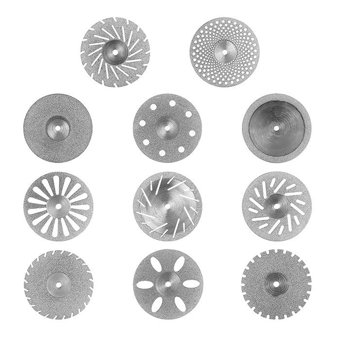 Dental Lab Thin Diamond Disc Cutting Double Side Disk Tool For Polisher Machine - azdentall.com