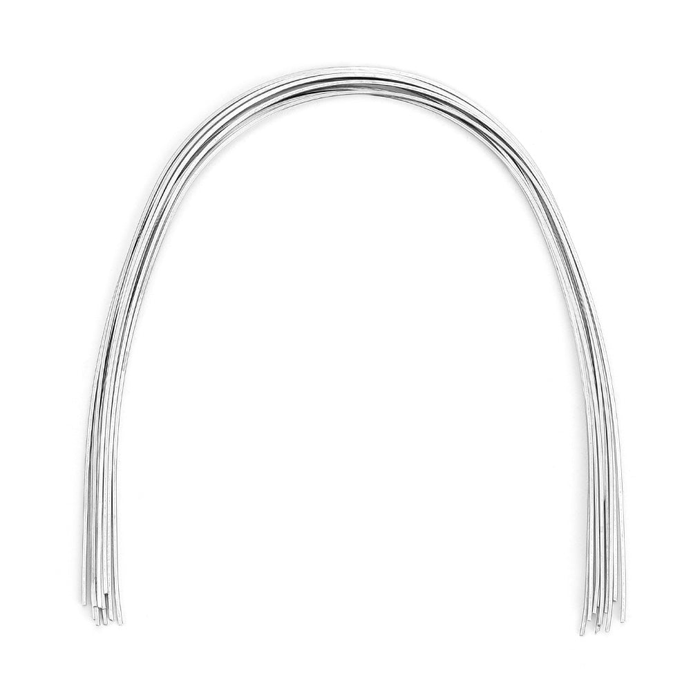 AZDENT Archwire Stainless Steel Rectangular Oval Full Size 10pcs/Pack - wholesale.azdentall.com