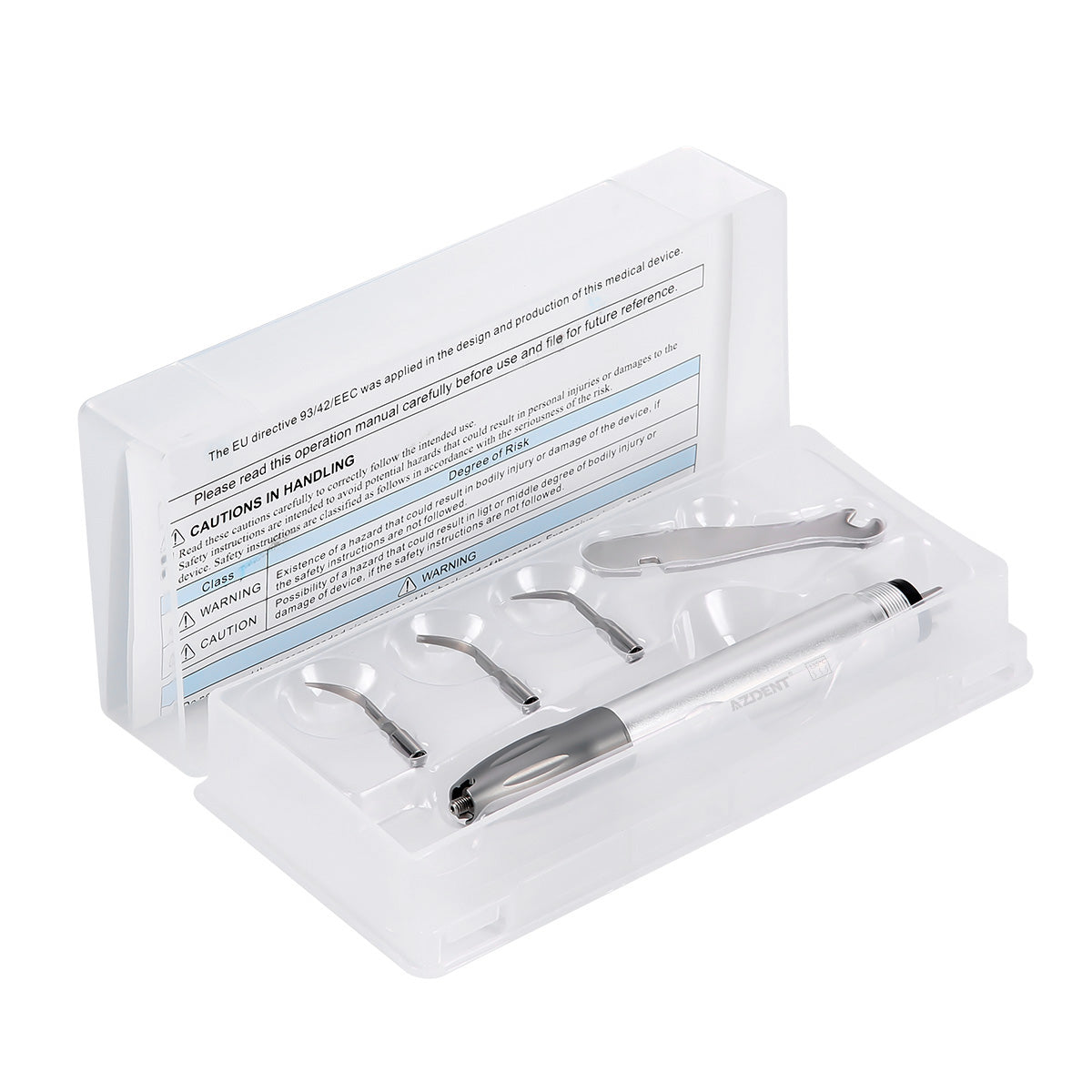 AZDENT Dental Air Scaler Handpiece Super Sonic Scaling Handle 2/4 Holes With 3 Scaler Tips - wholesale.azdentall.com