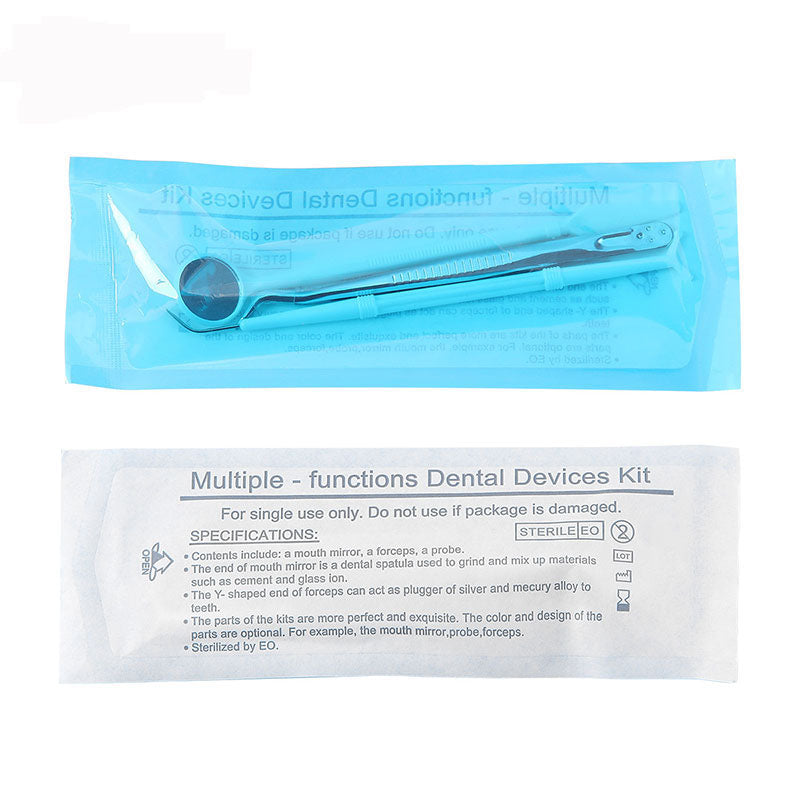 Dental Mirror Plier Explorer Kit Disposable Mouth Mirror Forceps Probe - azdentall.com