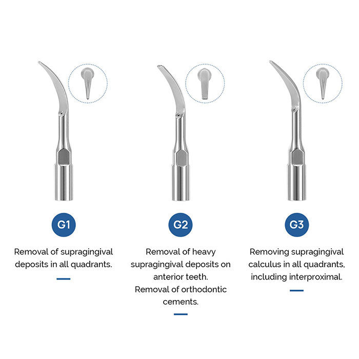 AZDENT Dental Air Scaler Handpiece Super Sonic Scaling Handle 2/4 Holes With 3 Scaler Tips - wholesale.azdentall.com
