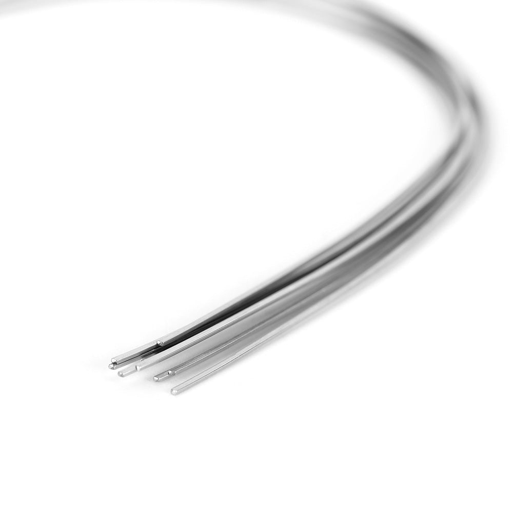 AZDENT Archwire Stainless Steel Rectangular Natural Full Size 10pcs/Pack - wholesale.azdentall.com