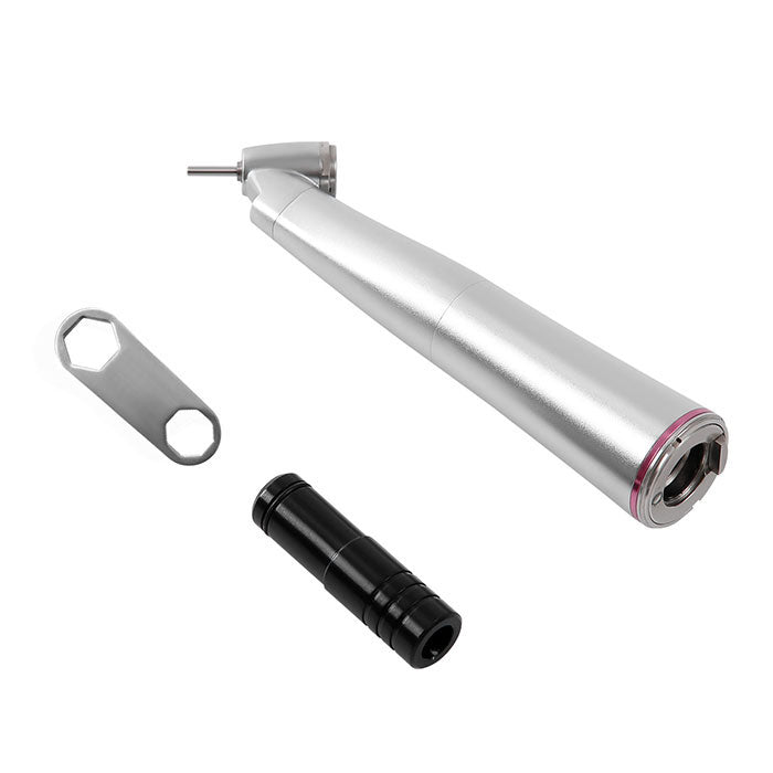 Dental 45 Degree Electric Contra Angle Fiber Optic Handpiece 1:4.2 Increasing Internal Water - azdentall.com