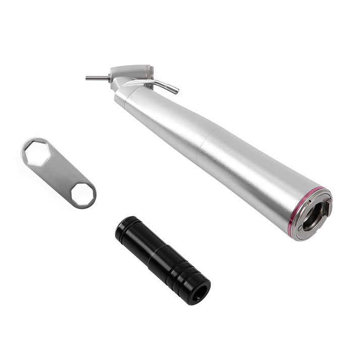 Dental 45 Degree Electric Contra Angle Fiber Optic 1:4.2 Increasing Handpiece External Water - azdentall.com