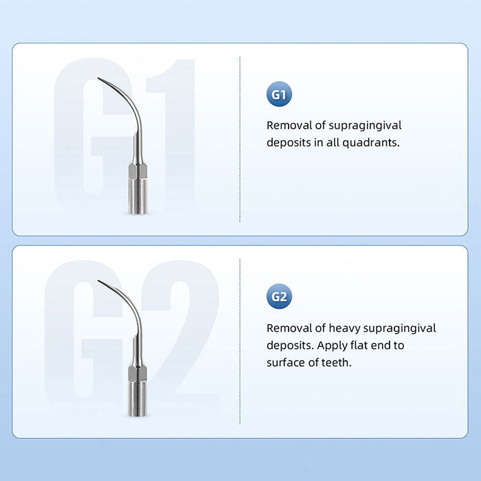 AZDENT Dental Ultrasonic Scaler Handpiece HW-3H & Tips G1 G2 P1 E1 Kit - wholesale.azdentall.com
