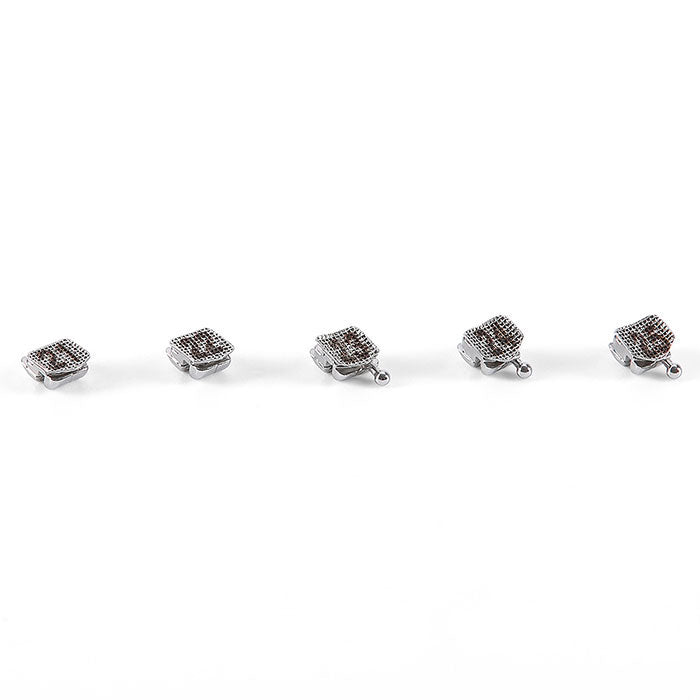 AZDENT Dental Self-Ligating Brackets Half Spherical Roth/MBT .022 Hooks On 345 With Buccal Tube 24pcs/Box - azdentall.com