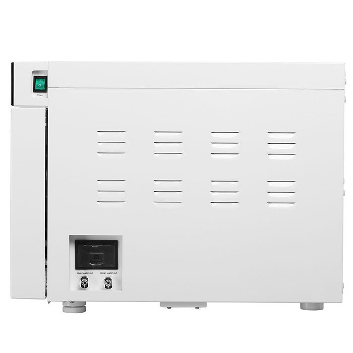 Dental Autoclave Steam Sterilizer Table Top LCD Built-in Printer Class B Dry Function 17L - azdentall.com
