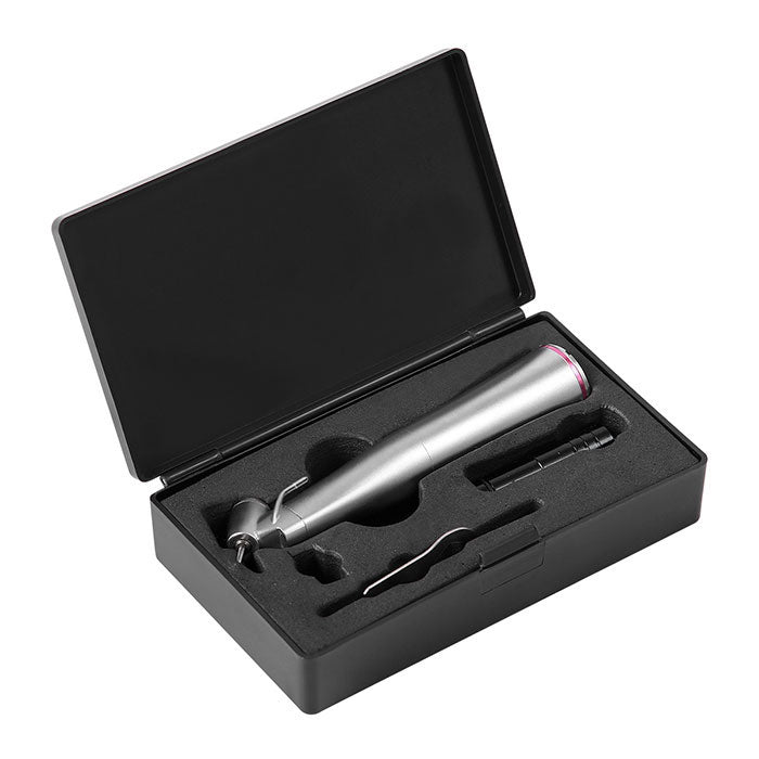 Dental 45 Degree Electric Contra Angle Fiber Optic 1:4.2 Increasing Handpiece External Water - azdentall.com