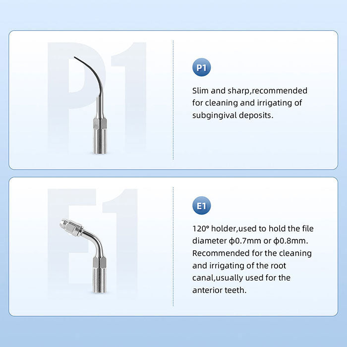 AZDENT Dental LED Ultrasonic Scaler Handpiece HW-5L & Tips G1 G2 P1 E1 Kit -wholesale.azdentall.com