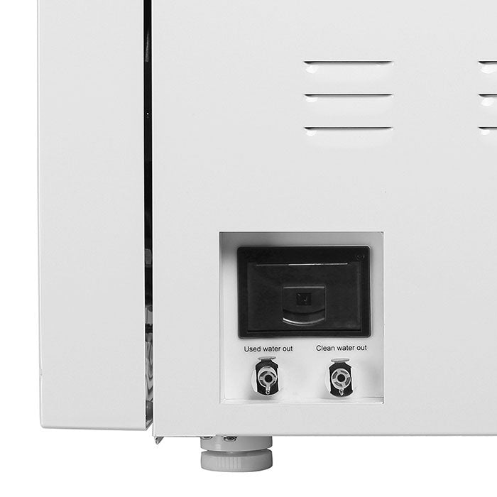 Dental Autoclave Steam Sterilizer Table Top LCD Built-in Printer Class B Dry Function 17L - azdentall.com