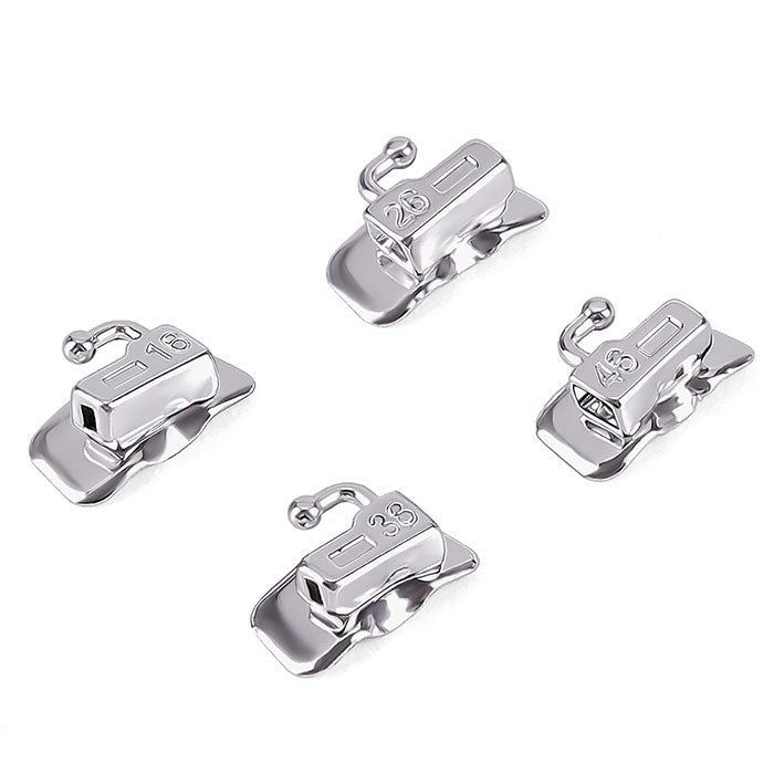 AZDENT Dental Self-Ligating Brackets Half Spherical Roth/MBT .022 Hooks On 345 With Buccal Tube 24pcs/Box - azdentall.com