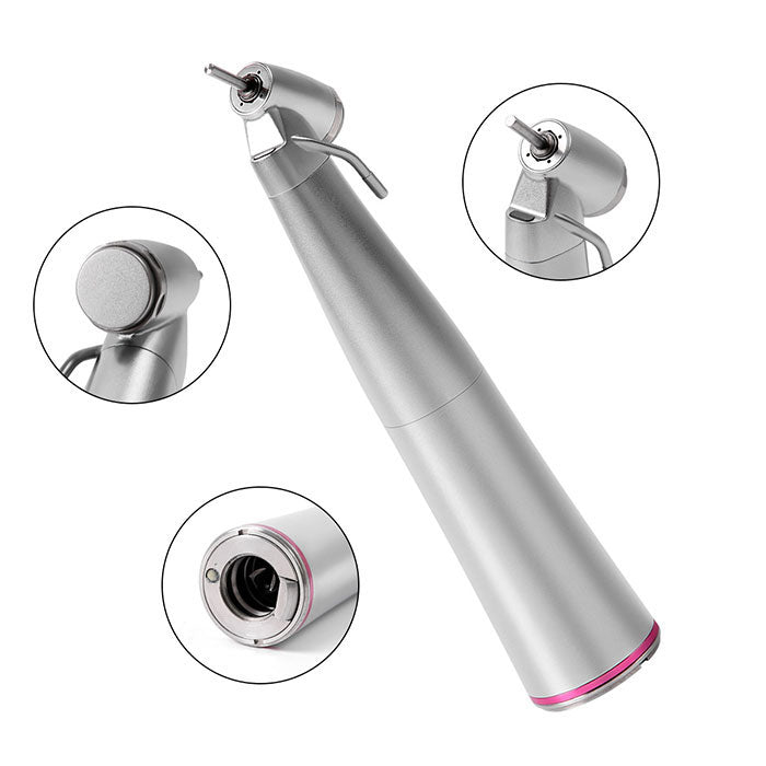 Dental 45 Degree Electric Contra Angle Fiber Optic 1:4.2 Increasing Handpiece External Water - azdentall.com