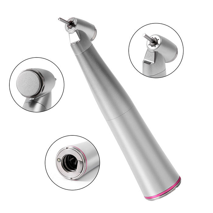 Dental 45 Degree Electric Contra Angle Fiber Optic Handpiece 1:4.2 Increasing Internal Water - azdentall.com