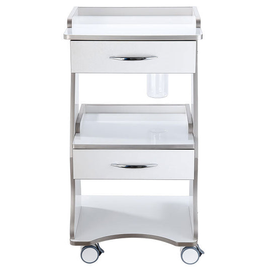 AZDENT Dental Mobile Cart Metal Built-in Socket With Auto-water Bottle Supply System - azdentall.com