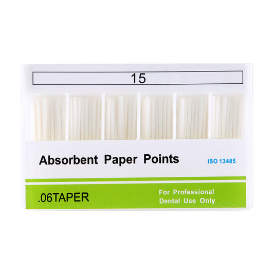Absorbent Paper Points #15-40 Taper Size 0.06 Color Coded 7 Models 100/Box-azdentall.com