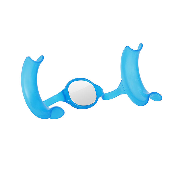 Dental Cheek Retractor Mouth Opener M Type with Mirror 10pcs/set - azdentall.com