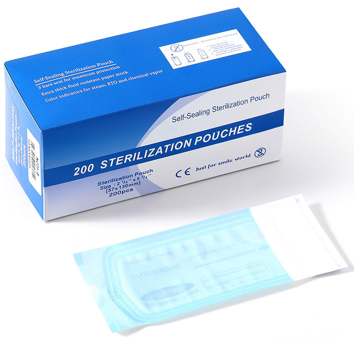 Dental Self-Sealing Sterilization Pouch 200pcs/Box 5 Sizes - azdentall.com