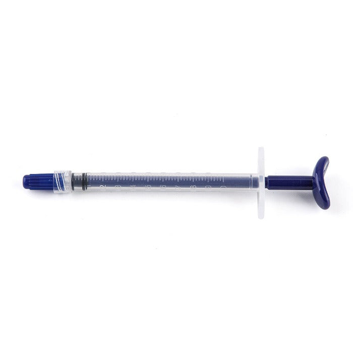 Dental Endo Irrigation Syringe Plastic Blue 1ML 1pc/pack - azdentall.com