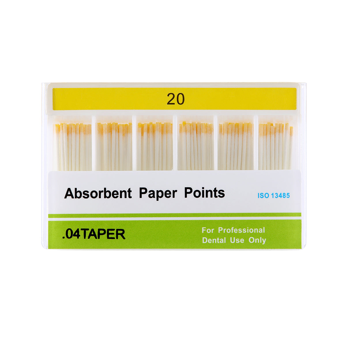 Absorbent Paper Points #15-40 Taper Size 0.04 Color Coded 7 Models 100/Box-azdentall.com