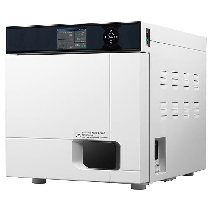 Dental Autoclave Steam Sterilizer Table Top LCD Built-in Printer Class B Dry Function 22L - azdentall.com