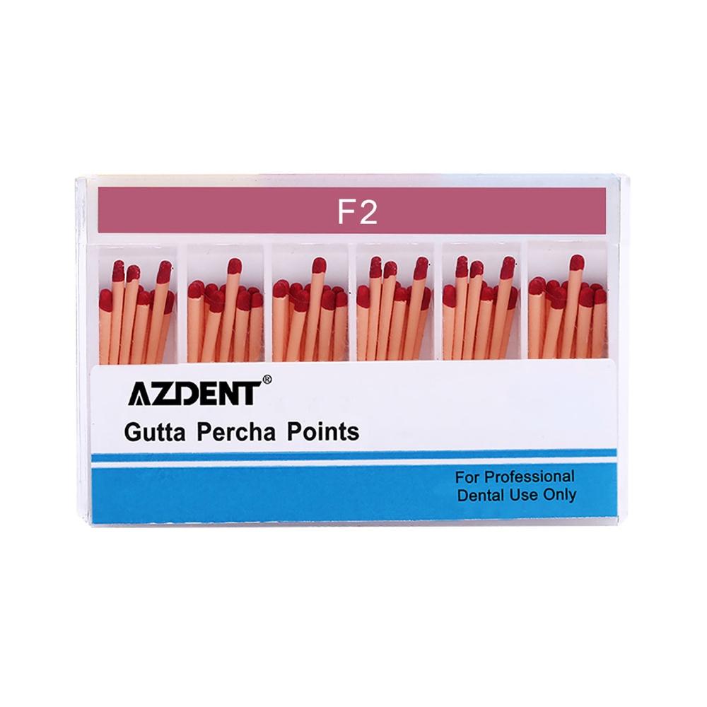 AZDENT Gutta Percha Points F Series Assorted F1, F2, F3 60/Box