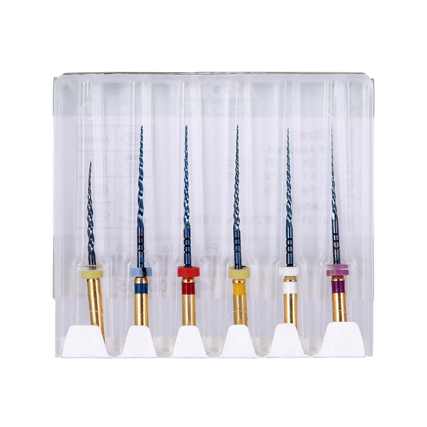 AZDENT Dental NITI Rotary Engine Files Heat Activated 25mm Assorted SX-F3 6pcs/Pk - azdentall.com