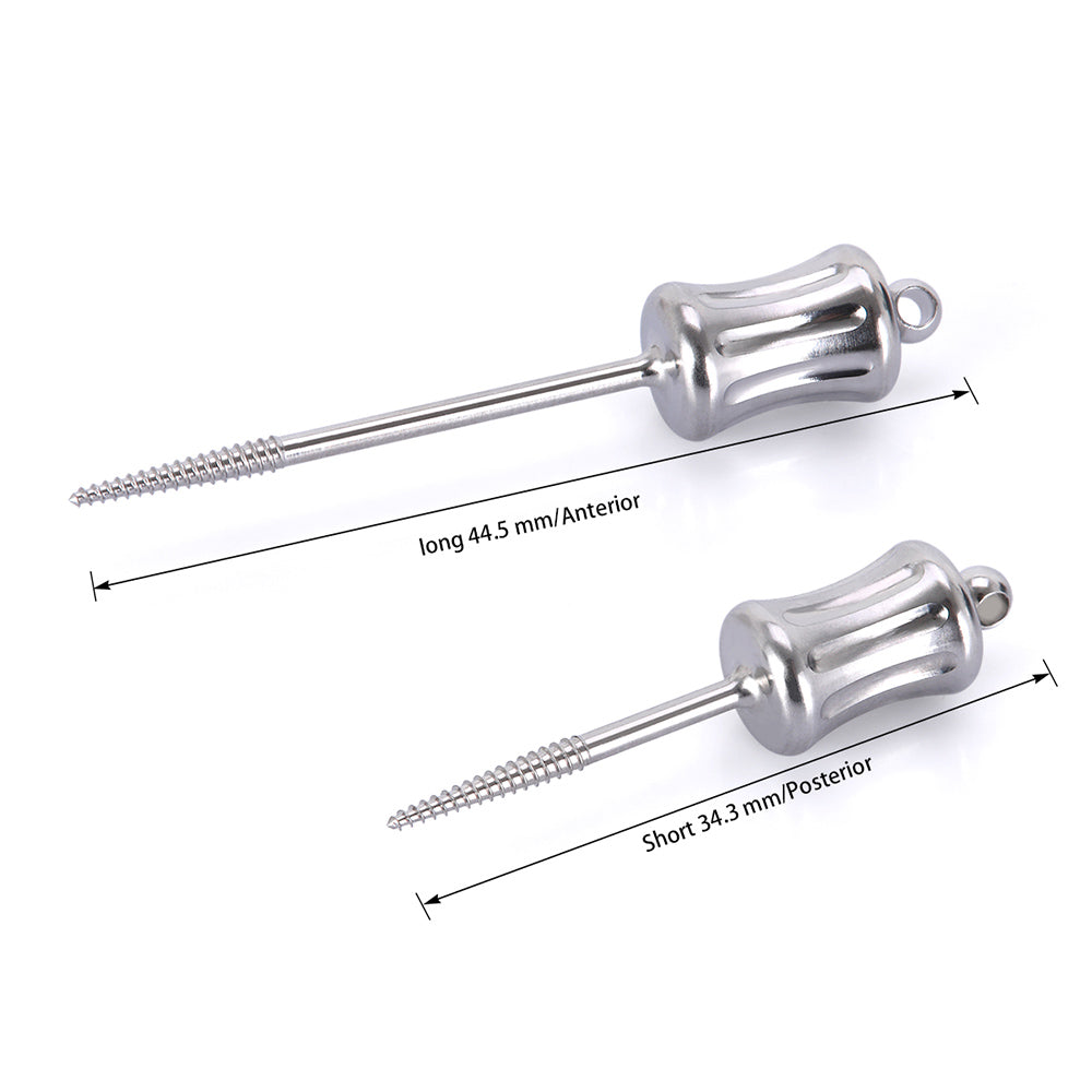 Dental Mini Manual Extractor Apical Root Fragments Drill Short & Long 2 pcs/Bag