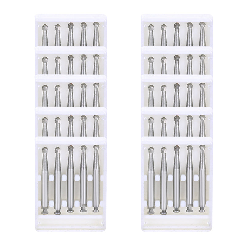 Dental RA #7 Round Carbide Bur for Slow Speed Latch 2.1mm 5pcs/Box-azdentall.com
