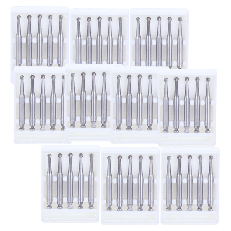 Dental RA #6 Round Carbide Bur for Slow Speed Latch 1.8mm 5pcs/Box-azdentall.com