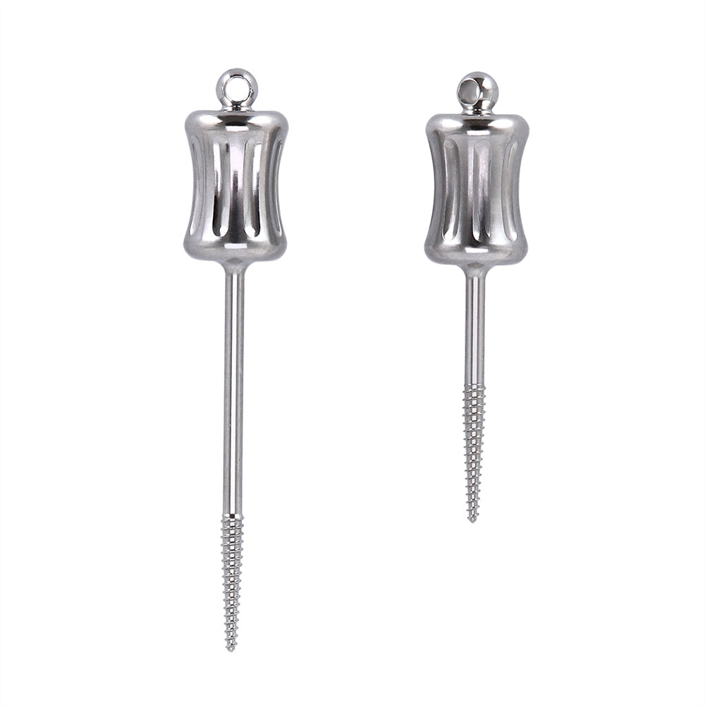 Dental Mini Manual Extractor Apical Root Fragments Drill Short & Long 2 pcs/Bag