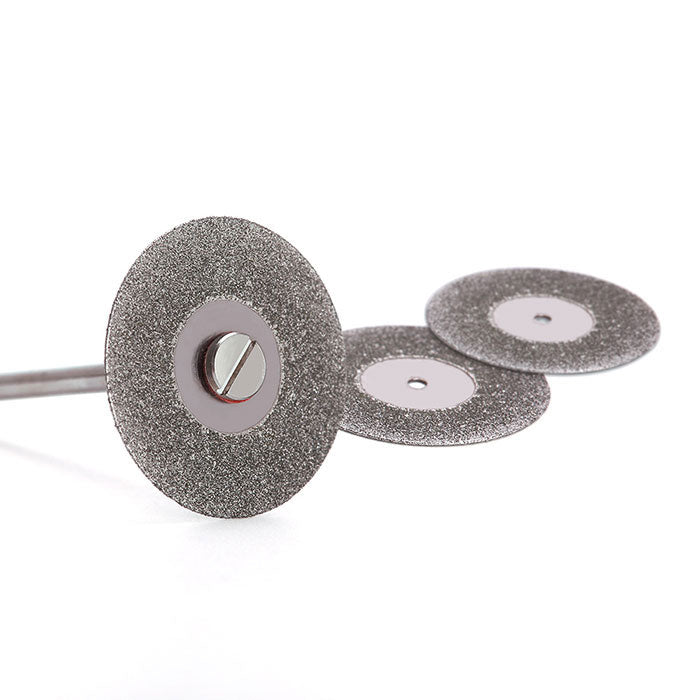 Dental Lab Diamond Disc Cutting Double Side Disk Tool For Polisher 22mm 15pcs/box - azdentall.com