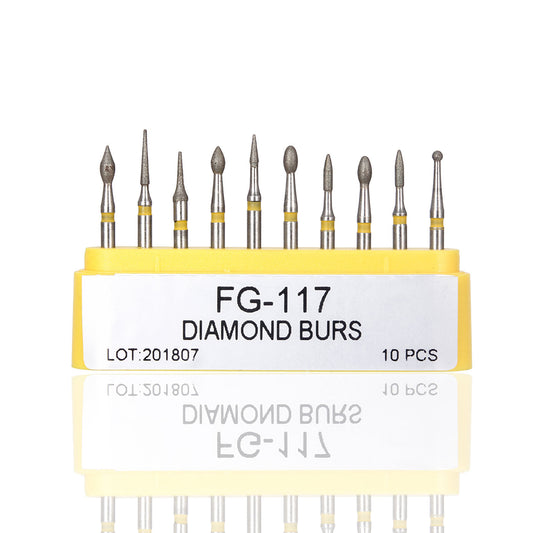AZDENT Dental Diamond Bur FG-117 Composite Repair Kit 10pcs/Kit-azdentall.com