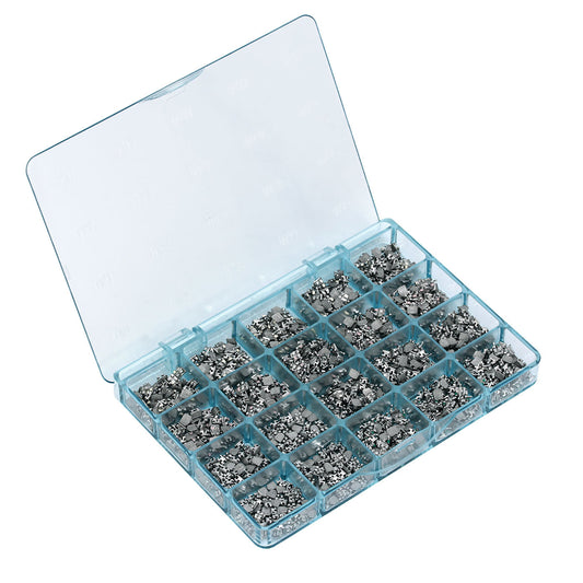 1000pcs AZDENT Dental Metal Brackets Monoblock Full Sizes 50 Sets/Box - azdentall.com
