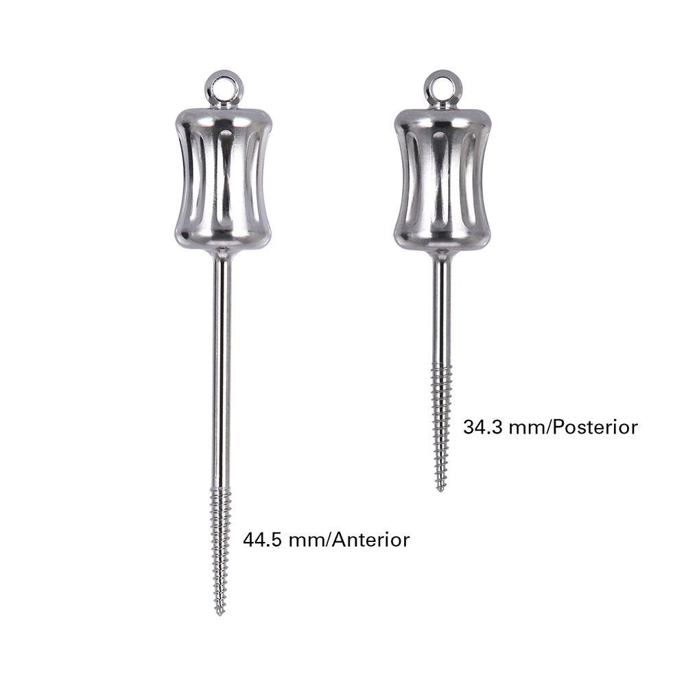 Dental Mini Manual Extractor Apical Root Fragments Drill Short & Long 2 pcs/Bag