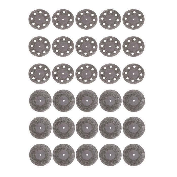 Dental Lab Diamond Disc Cutting Double Side Disk Tool For Polisher 22mm 15pcs/box - azdentall.com