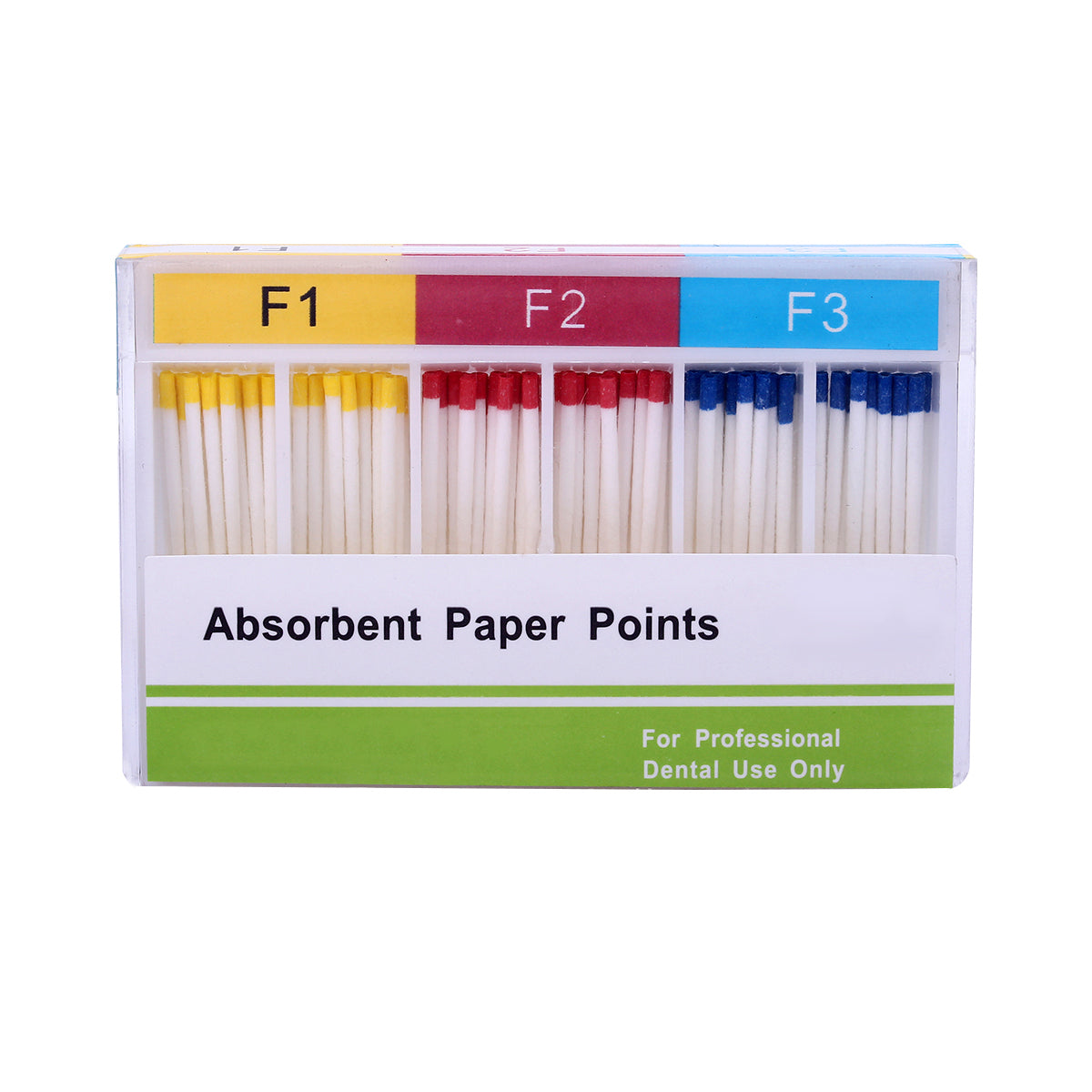 Absorbent Paper Points F Series Mixed F1 F2 F3 100/Box-azdentall.com