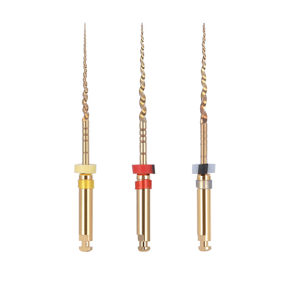 Dental NiTi Rotary Engine Files Assorted X1-X3 25mm 3pcs/Pack-azdentall.com