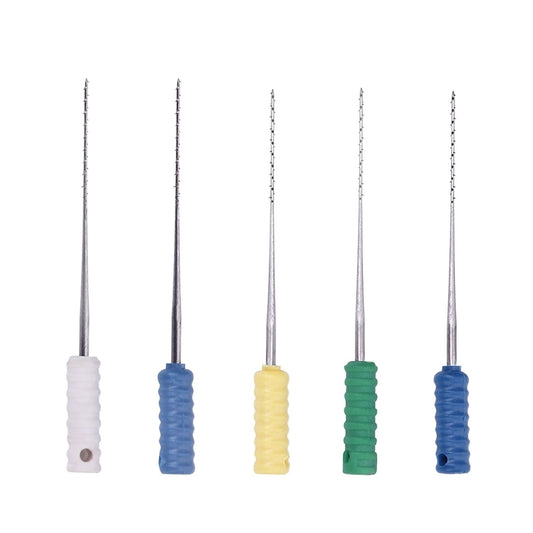 AZDENT Dental Barbed Broaches Files Stainless Steel 25mm 10/Pk-azdentall,com