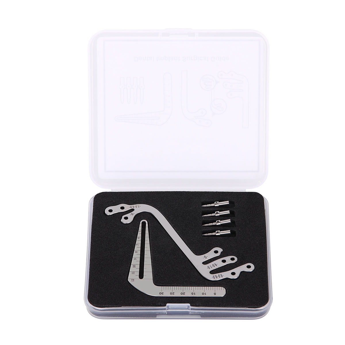 Dental Implant Surgical Drill Guide Locator Tooth Measuring Ruler Calipers Bone Ridge